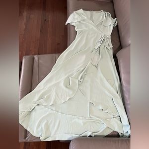 Altar’destate  long dress with open slit in the front